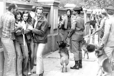 Em 4 de junho de 1977, a repressão do regime militar mirou o 3º Encontro Nacional dos Estudantes, em Belo Horizonte. Foram presos 850 participantes do evento -  (crédito: Arquivo EM)