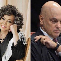 Alcione dedica show em Brasília a Moraes e plateia reage: 'Sem anistia' - Montagem -  Vinicius Mochizuki/Divulgação; Ed Alves/CB