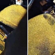 Mulher traída viraliza ao se 'vingar' jogando sete quilos de glitter no carro do ex - Reprodução/TikTok