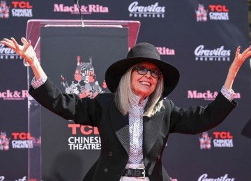 Com carreira histórica, Diane Keaton foi uma das grandes figuras de Hollywood -  (crédito: Patrick T. Fallon/AFP)