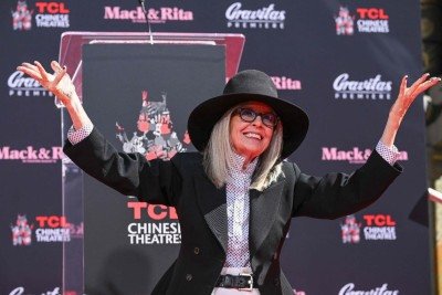Com carreira histórica, Diane Keaton foi uma das grandes figuras de Hollywood -  (crédito: Patrick T. Fallon/AFP)