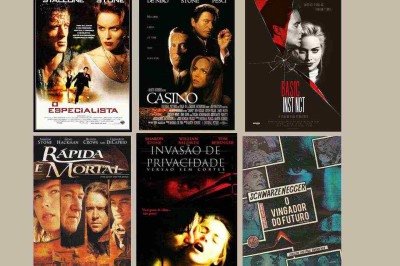 Sharon Stone acredita ter sido sabotada, no auge de sua carreira, para 'salvar' a reputação do colega Robert De Niro. A atriz viveu anos maravilhosos na década de 90 ao estrelar grandes produções. 
 -  (crédito: - Divulgação)