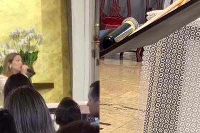 Clara foi às redes sociais divulgar a situação, e as reações são de espanto -  (crédito: Arquivo Pessoal)