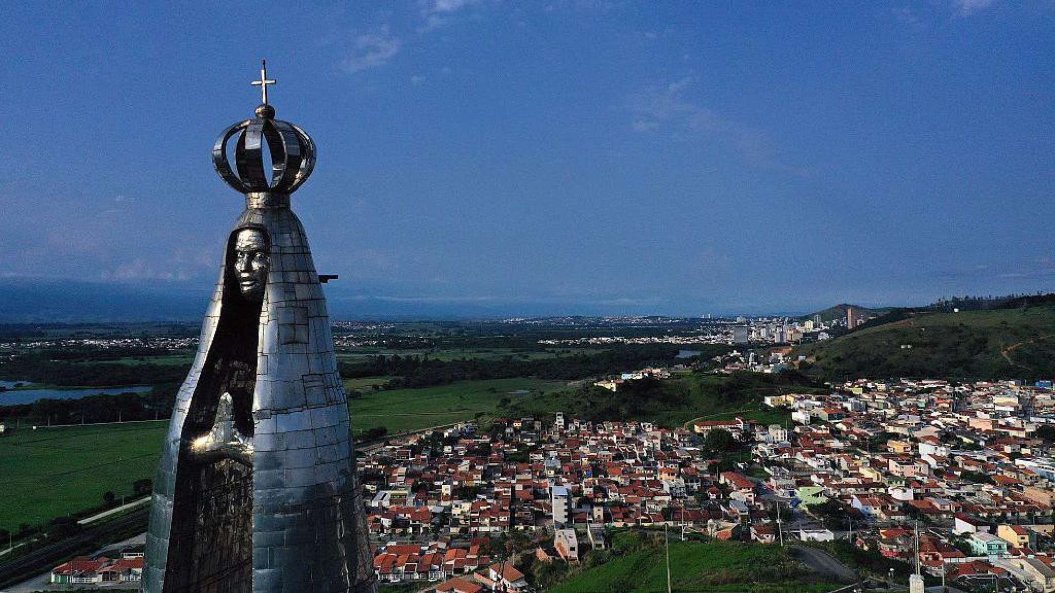 Basílica de Nossa Senhora Aparecida, em Aparecida (SP) -  (crédito: AFP)