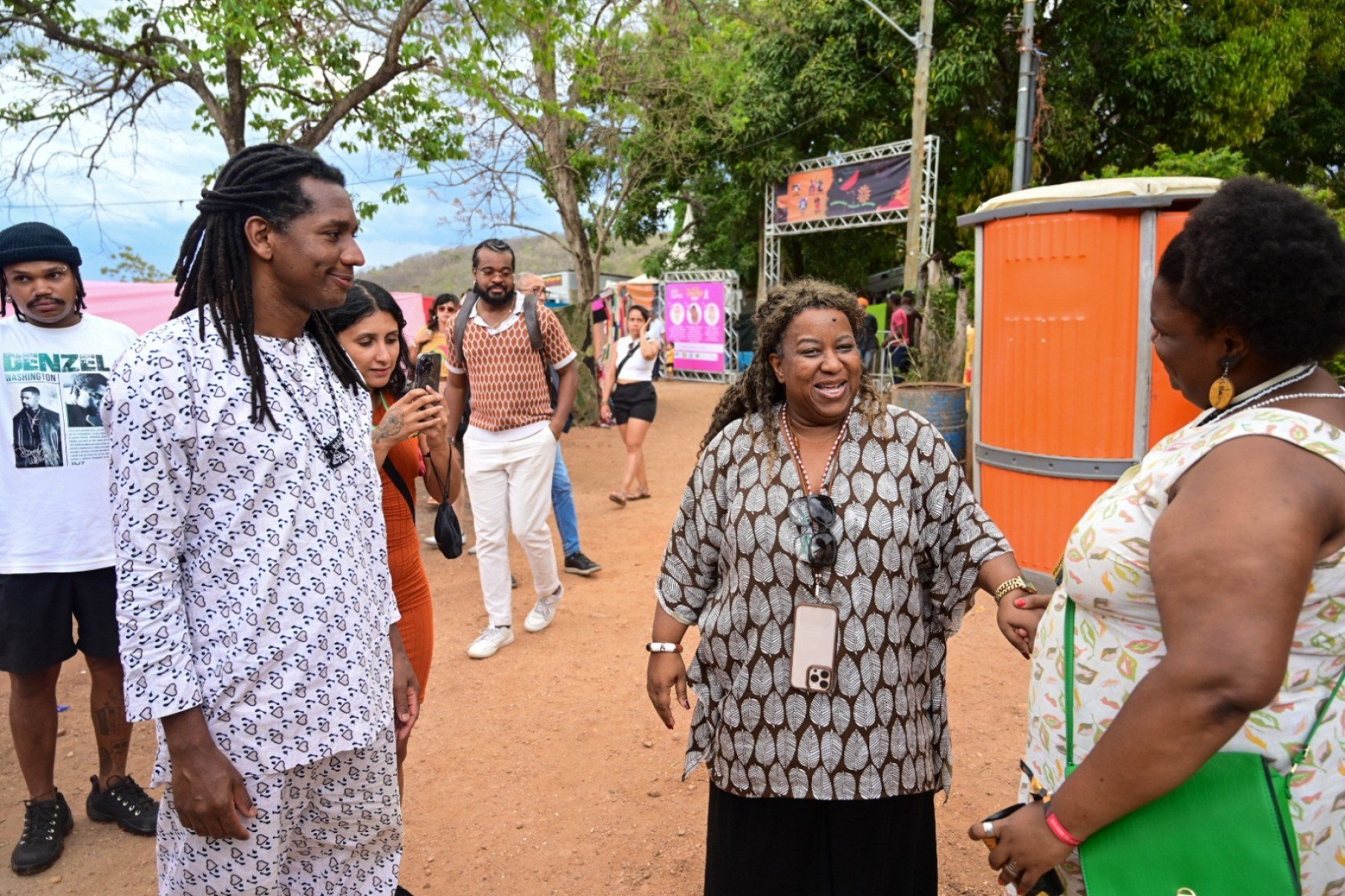Pela primeira vez, uma ministra de estado (Macaé Evaristo, titular da pasta dos Direitos Humanos e da Cidadania) esteve no festival.-Leandro Couri/EM/D.A.Press