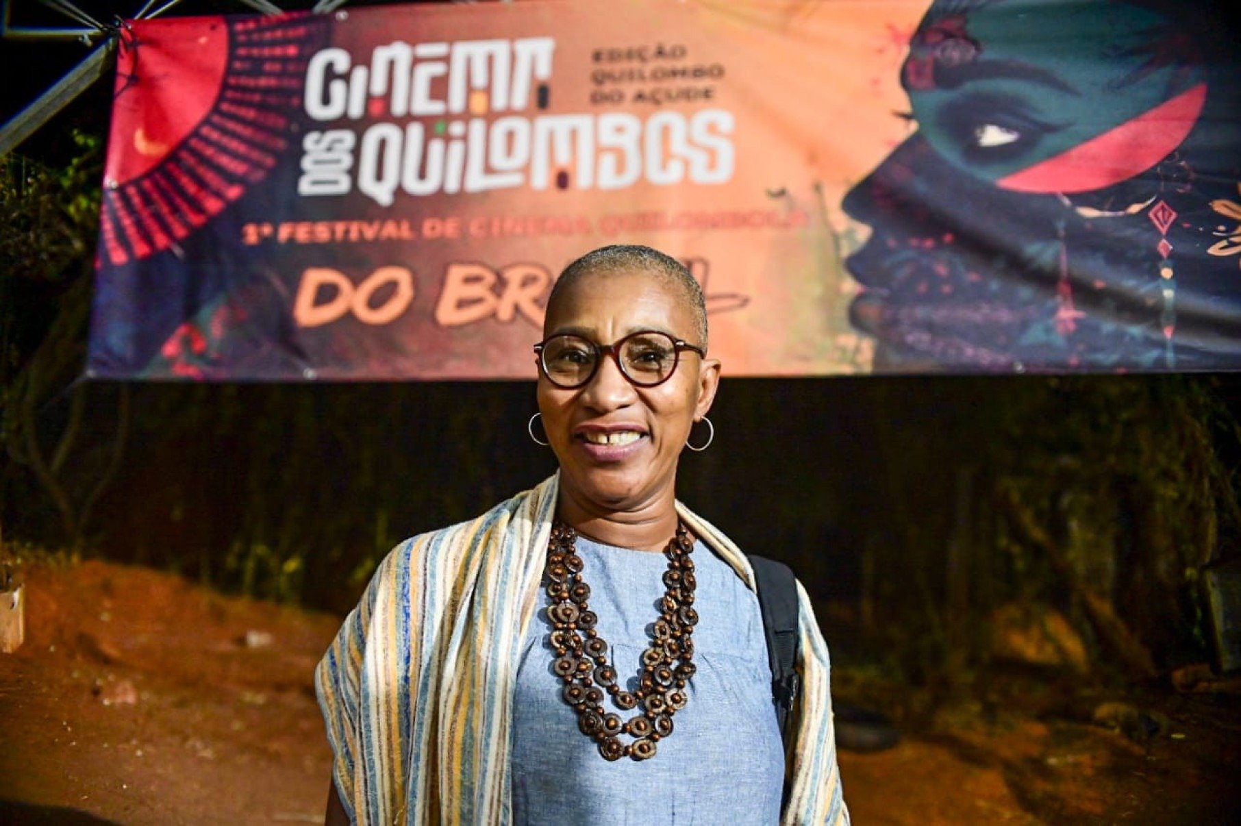 Marta Kalunga (foto) produziu o documentário "Meada cor Kalunga" em parceria com Alcileia Torres e Ana Luíza de Sá Reis; o filme aborda o preparo das meadas e tingimento no quilombo Vão de Almas (GO).-Leandro Couri/EM/D.A.Press
