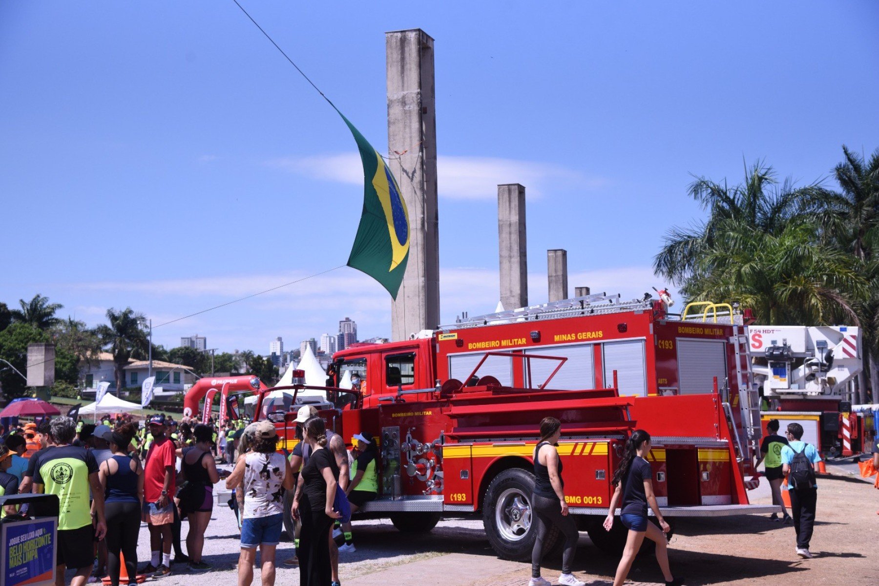Caminhão do Corpo de Bombeiros