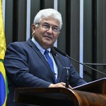 Empresa do senador Marcos Pontes usa espaço da FAB para oferecer serviços -  Waldemir Barreto/Agência Senado