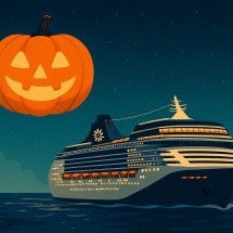 Cruzeiros ganham festas temáticas de Halloween em alto-mar - imagem criada por i.a