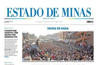 Confira a capa do Estado de Minas do dia 14/10/2025