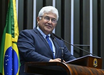 Empresa do senador Marcos Pontes usa espaço da FAB para oferecer serviços
     -  (crédito:  Waldemir Barreto/Agência Senado)