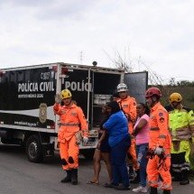 Resgate de corpo de jovem só foi possível com força-tarefa de familiares - Leandro Couri/EM/D.A.Press