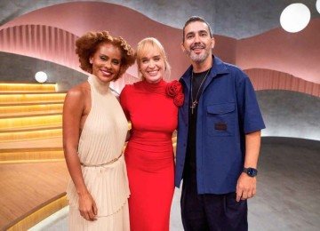 Em 'Angélica ao vivo', apresentadora quer 'verdade, frescor e leveza'; Aline Wirley, ex-rouge,  estará à frente da banda do programa; e André Marques vai cozinhar para os convidados  -  (crédito: GLOBO/DIVULGAÇÃO)