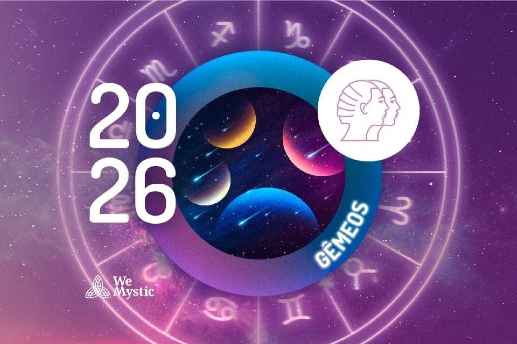 Horóscopo 2026 para Gêmeos: novas ideias, novas pessoas, um novo ciclo