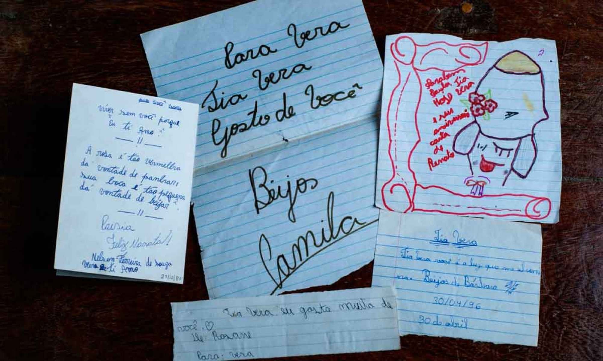 Cartinhas das crianças na década de 1970 