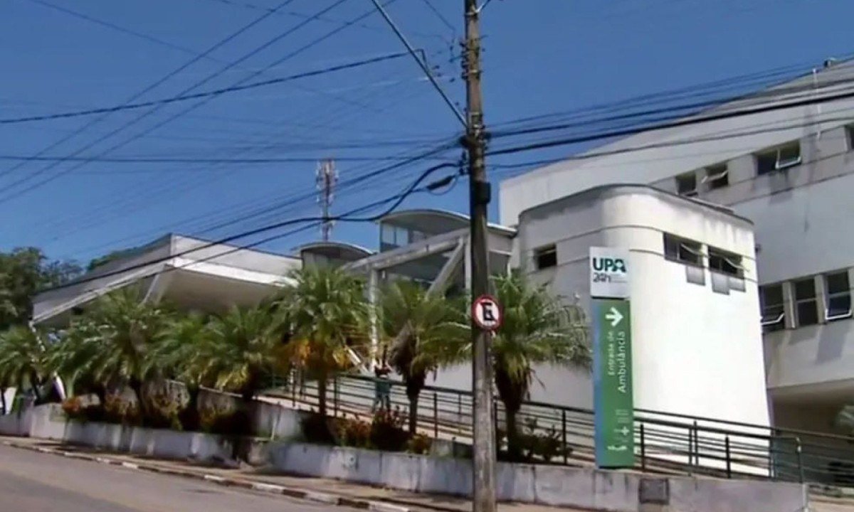 Fachada de hospital em Passos (MG) -  (crédito: Reprodução/EPTV)