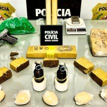 Jovem de 18 anos é preso com granadas, armas e drogas no interior de MG - PCMG