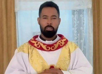 Padre Luciano Braga Simplício, da Paróquia Nossa Senhora Aparecida, de Nova Maringá -  (crédito: Reprodução/Redes Sociais)