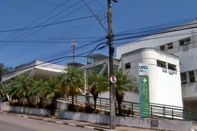 Fachada de hospital em Passos (MG) -  (crédito: Reprodução/EPTV)