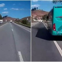 Imagens captadas na cabine mostram momentos antes da batida -  (crédito: PCMG/Divulgação)