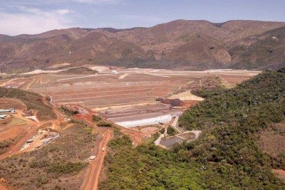 Barragem de rejeitos de Doutor, em Ouro Preto, é uma das 12 estruturas a montante operadas pela Vale que estão passando por trabalhos de descaracterização -  (crédito: Vale/Divulgação)