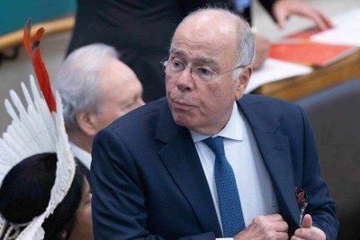 Mauro Vieira, em sessão de Abertura da Reunião sobre o Fundo de Florestas Tropicais para Sempre (TFFF), na sede da Organização das Nações Unidas, em Nova York, em 23 de setembro de 2025 -  (crédito: Vanessa Carvalho/Brazil Photo Press/Folhapres)