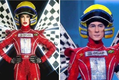Miss fez homenagem a Ayrton Senna em concurso de beleza -  (crédito: Redes sociais)