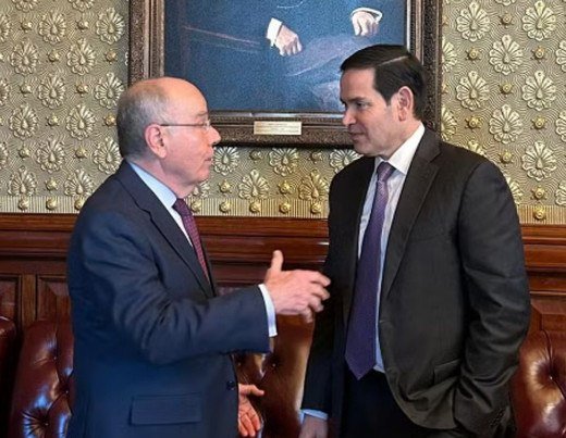 O diálogo entre os dois ocorreu em meio às expectativas de o presidente Luiz Inácio Lula da Silva e o líder da Casa Branca, Donald Trump, marcarem um encontro presencial, em Washington, capital dos EUA -  (crédito:   Embaixada do Brasil)