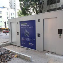 Prefeitura começa a instalação do 5º banheiro autolimpante no Centro de BH  - Marcos Vieira / E.M/D.A Press