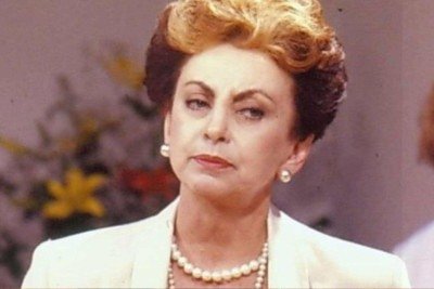 Beatriz Segall, a Odete Roitman da primeira versão de 'Vale tudo' -  (crédito: Reprodução / TV Globo)