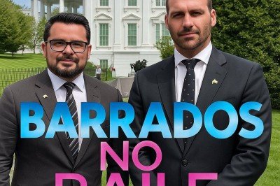Internautas zombam de Eduardo Bolsonaro e Paulo Figueiredo -  (crédito: Reprodução/Redes sociais)
