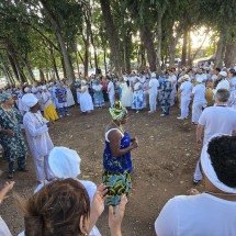 Pisada do Caboclo e Padre Fábio de Melo na Semana Cristã de Lagoa Santa - Carlos Altman/EM