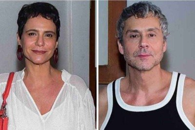 Malu Galli e Alexandre Nero falaram sobre 'Vale tudo' na festa de encerramento da novela -  (crédito: Reprodução / FolhaPress)