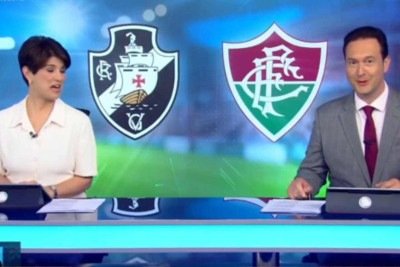 Mariana Godoy erra nome ao vivo em telejornal -  (crédito: TV Record)