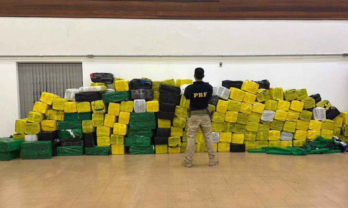 As 5,4 toneladas de maconha poderia render depois de porcionadas para o varejo até R$ 54 milhões