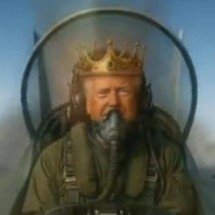 Trump usa IA para vestir coroa e jogar fezes sofre manifestantes nos EUA - Reprodução/Trump