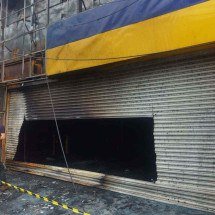 Riscos estruturais levam oficina incendiada em BH a interdição parcial - Defesa Civil BH/Divulgação