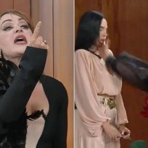 Gaby Spanic dá tapa na cara de Tàmires e anuncia desistência de 'A Fazenda' - Reprodução/Record