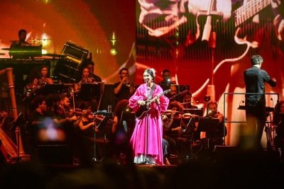 Cantora estreia na capital mineira a turnê 'Phonica – Marisa Monte & Orquestra Ao Vivo' -  (crédito: Leandro Couri)