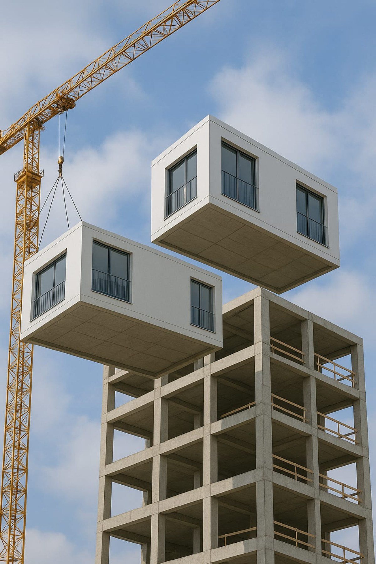 Sistema constrói estrutura e apartamentos ao mesmo tempo - DINO