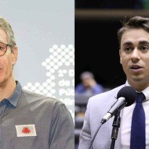 Zema exalta Nikolas, mas não irá a caminhada por ter agenda partidária - Cristiano Machado / Imprensa MG e Kayo Magalh&atilde;es / C&acirc;mara dos Deputados