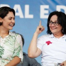 Damares sobre ataque a Michelle na CPMI: 'Mexeu com uma mulher séria' - Alan Santos/PR