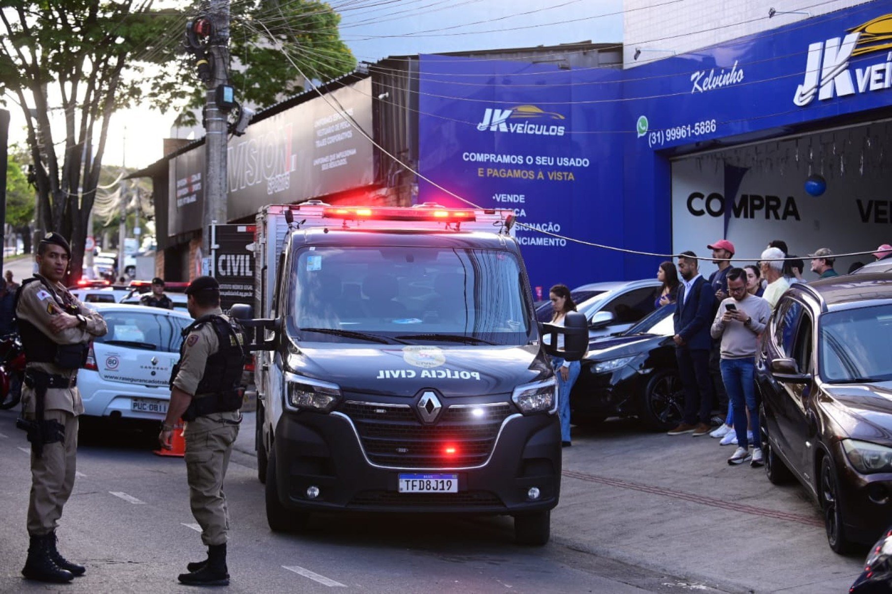 Polícia civil -Leandro Couri/EM/D.A PRESS