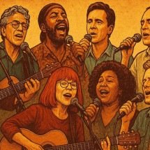 Envelhecer em canção: o Brasil canta o tempo com afeto e sabedoria - Imagem gerada por ChatGPT/Acervo Estado de Minas