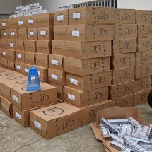 PMs apreendem carga de cigarros contrabandeados avaliada em R$ 400 mil - Polícia Militar do Espírito Santo/Reprodução