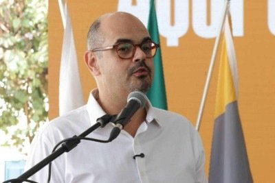 Vice-governador de Minas Gerais, Mateus Sim&otilde;es (Novo) -  (crédito: Gil Leonardi / Imprensa MG)