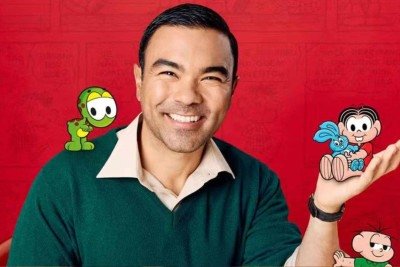 Mauro Sousa interpreta Maurício de Sousa em cinebiografia -  (crédito: MSP / Divulgação)