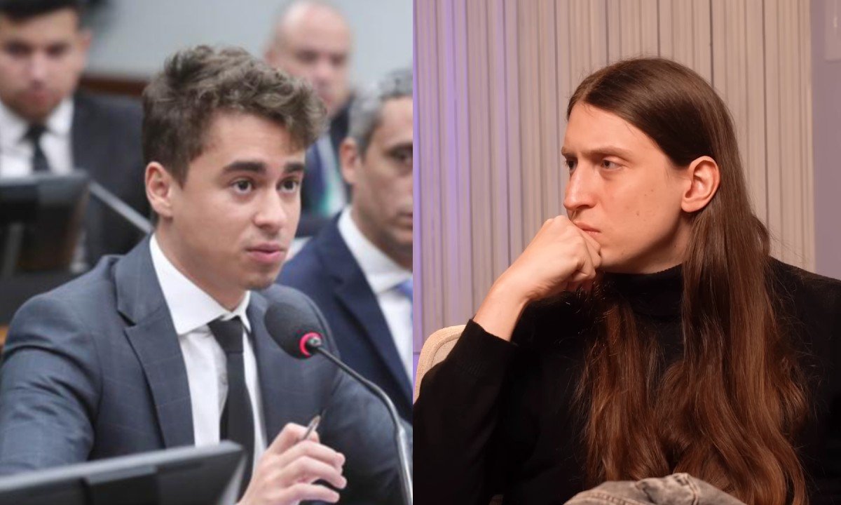 Nikolas x Felca: por que o debate sobre crianças virou briga política - Bruno Spada/C&acirc;mara dos Deputados e Reprodu&ccedil;&atilde;o/YouTube