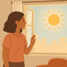 Técnicas simples para atenuar o calor sem gastar muito - imagem gerada por i.a