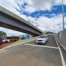 Com atraso, última alça de acesso ao viaduto da Waldomiro Lobo é liberada - Izabella Caixeta/Em/D.A Press